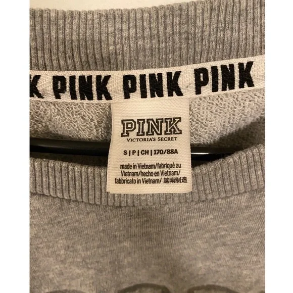 Pink Victoria’s Secret crew neck sweatshirt - Picture 3 of 4